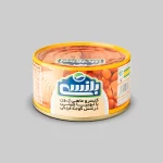کنسرو ماهی تون با لوبیا چیتی در سس گوجه فرنگی
