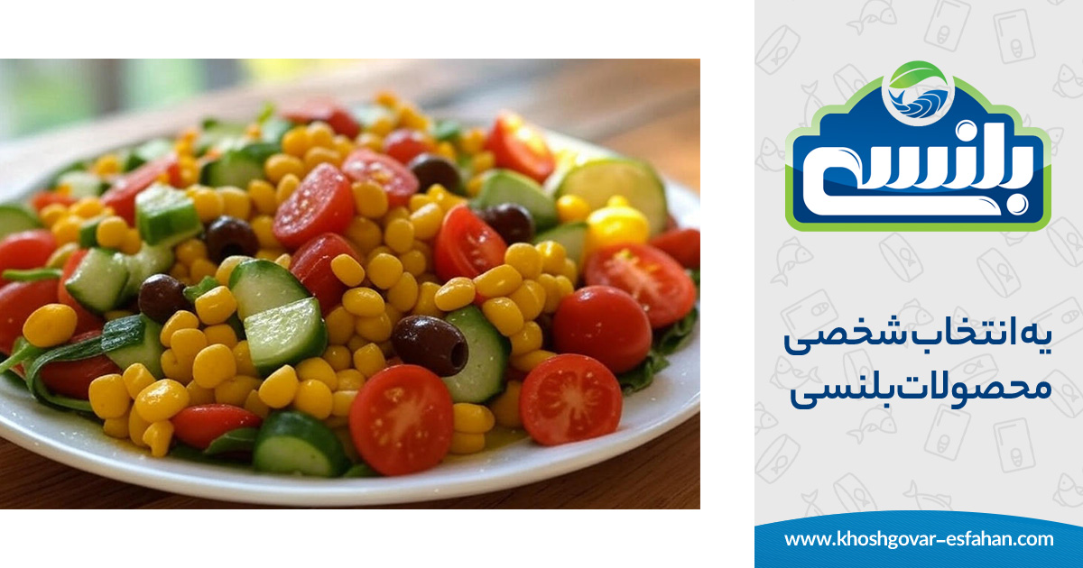 کنسرو ذرت شیرین بلنسی 