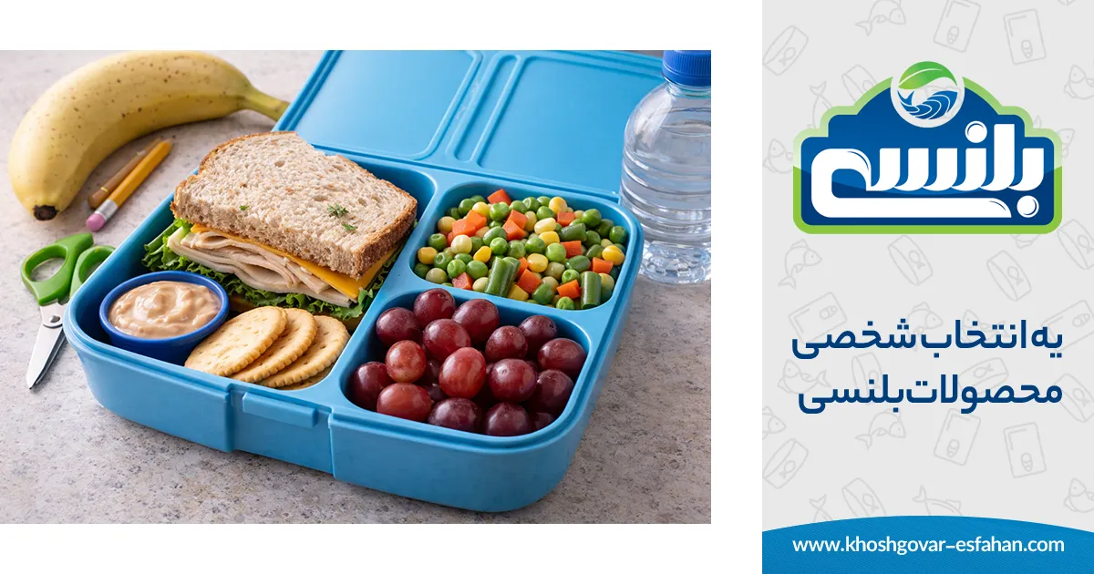 ناهار مدرسه با کنسرو سبزیجات